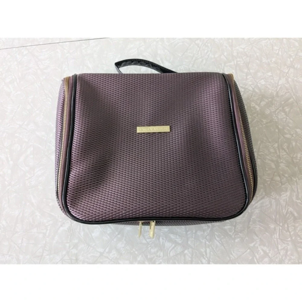 Laura Ashley Purple Travel Bathroom Tote Cosmetic Hygiene‎ Case Bag Hanging